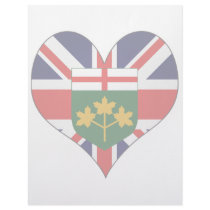 I Love Canada Ontario Personalized Letterhead