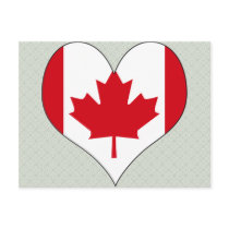 I Love Canada Postcard