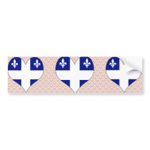 I Love Canada Quebec Bumper Stickers