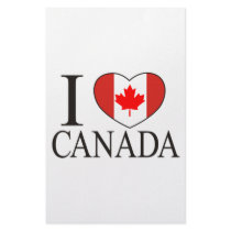 I Love Canada stationery
