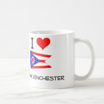 I Love Canal Winchester Ohio Coffee Mugs