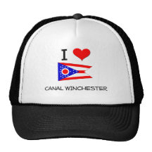 I Love Canal Winchester Ohio Hat