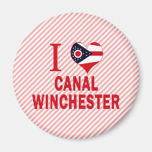 I love Canal Winchester, Ohio Magnet