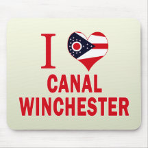 I love Canal Winchester, Ohio Mouse Pad