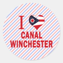 I love Canal Winchester, Ohio Sticker
