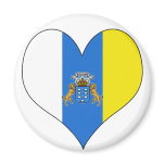 I Love Canary Islands Refrigerator Magnet