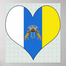 I Love Canary Islands Print