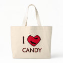 I LOVE CANDY bags