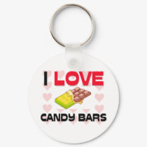 I Love Candy Bars keychains by foodshirts I Love Candy Bars keychains