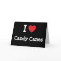 I love Candy Canes heart T-Shirt cards by funnycustomtshirts I love Candy Canes heart T-Shirt cards