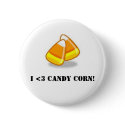 I Love Candy Corn! buttons
