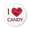 I LOVE CANDY magnets