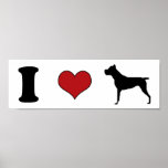 i LOVE CANE CORSO posters