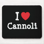 I love Cannoli heart T-Shirt Mouse Mat
