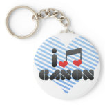 I Love Canon Key Chain