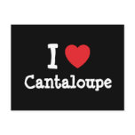 I love Cantaloupe heart T-Shirt Postcard