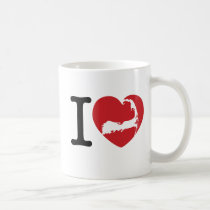I Love Cape Cod mug mugs