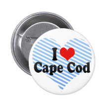 I Love Cape Cod Pin