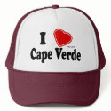 I Love Cape Verde hats by Rep_Yo_City I Love Cape Verde hats