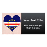 I Love Cape Verde Customized Photo Card