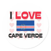 I Love Cape Verde stickers