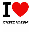 I Love  Capitalism Ladies Shirt