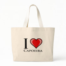 I Love Capoeira Tote Bag