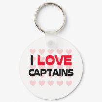 I LOVE CAPTAINS keychains