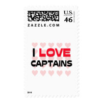 I LOVE CAPTAINS postage