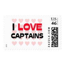 I LOVE CAPTAINS postage