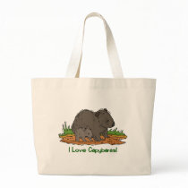 I Love Capybaras bags