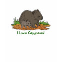 I Love Capybaras Women's Basic Tee t-shirts by naturetees I Love Capybaras Women's Basic Tee t-shirts