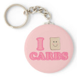 I love Carbs keychains