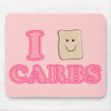I love Carbs mousepads