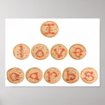 I Love Carbs!! Poster
