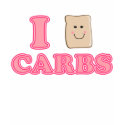 I love Carbs t-shirts