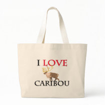 I Love Caribou bags