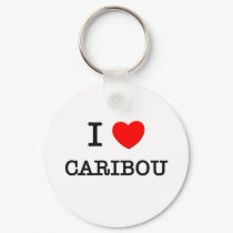 I Love CARIBOU keychains