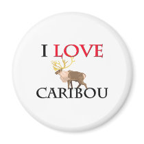 I Love Caribou magnets