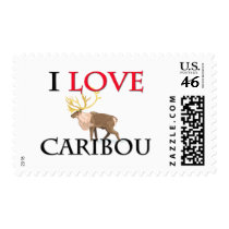 I Love Caribou postage