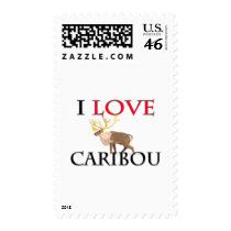 I Love Caribou postage