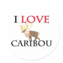 I Love Caribou stickers by tshirtshirts I Love Caribou stickers
