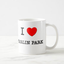 I Love CARLIN PARK Florida Coffee Mugs