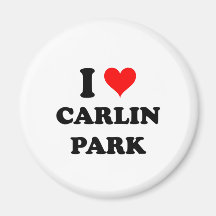 I Love Carlin Park Magnets