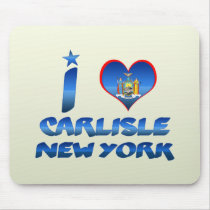 I love Carlisle, New York Mousepads