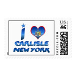 I love Carlisle, New York Postage