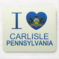 I Love Carlisle, PA Mouse Pads