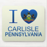 I Love Carlisle, PA Mouse Pads