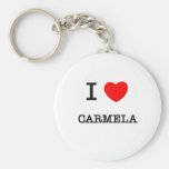 I Love Carmela Key Chain