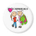 I Love Carnivals magnets by stick_figures I Love Carnivals magnets
